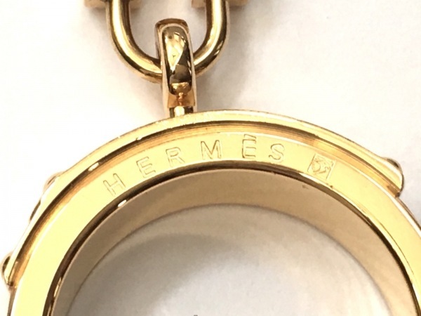 HERMES エルメス カフス ゴールド/ネイビーリザード 超美品 2026年最新