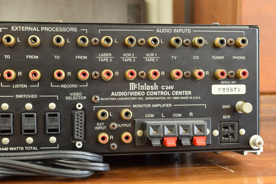 McIntosh C34V マッキントッシュ プリアンプ コントロールアンプAV