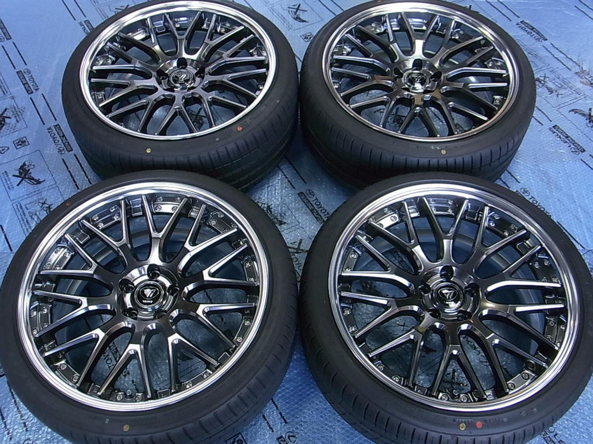 クールレーシング、ヴェルズ、ホイールタイヤセット 美品 KUHL クール VERZ ヴェルズ KCV01 アルミホイール 20インチ 9.5J