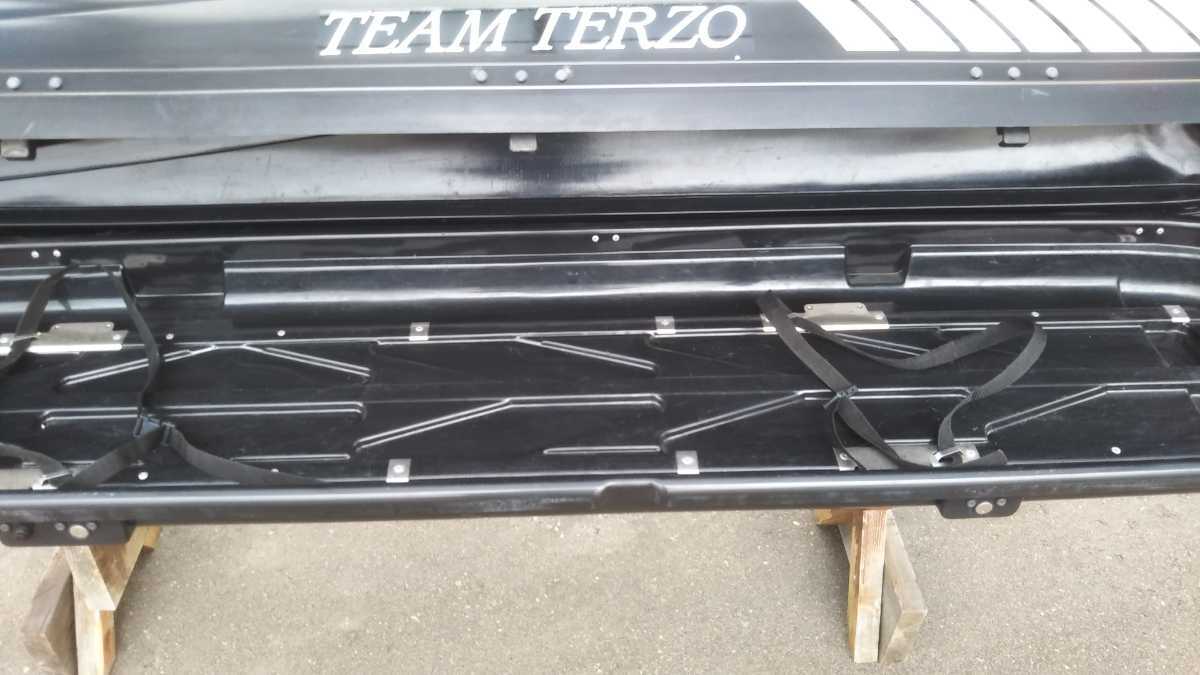 中古】TERZOルーフボックス 旧タイプの四角バーのみ取付可 長さ 