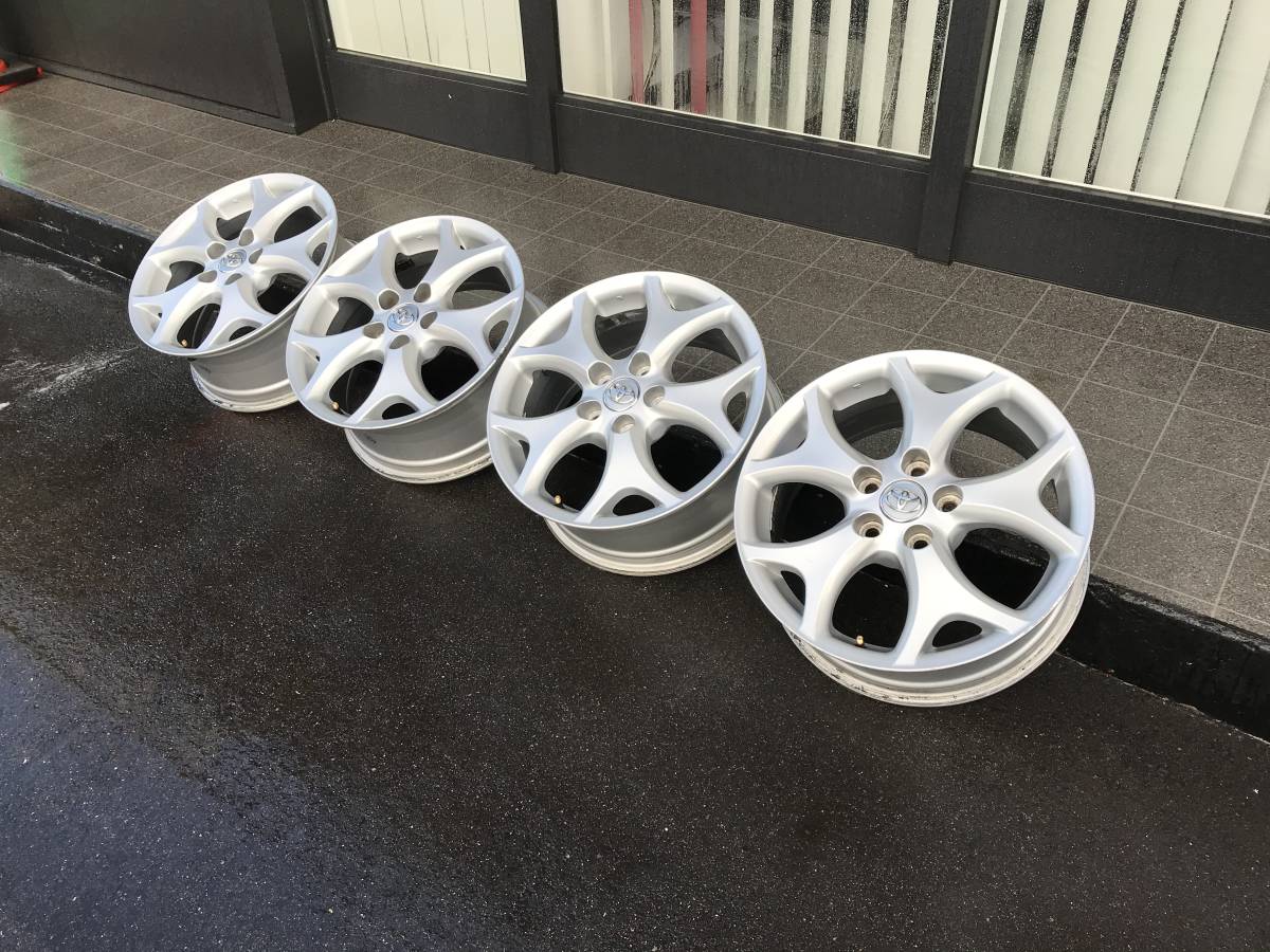 中古 トヨタ エスティマ純正17インチアルミ 17インチ×7.0J 5穴