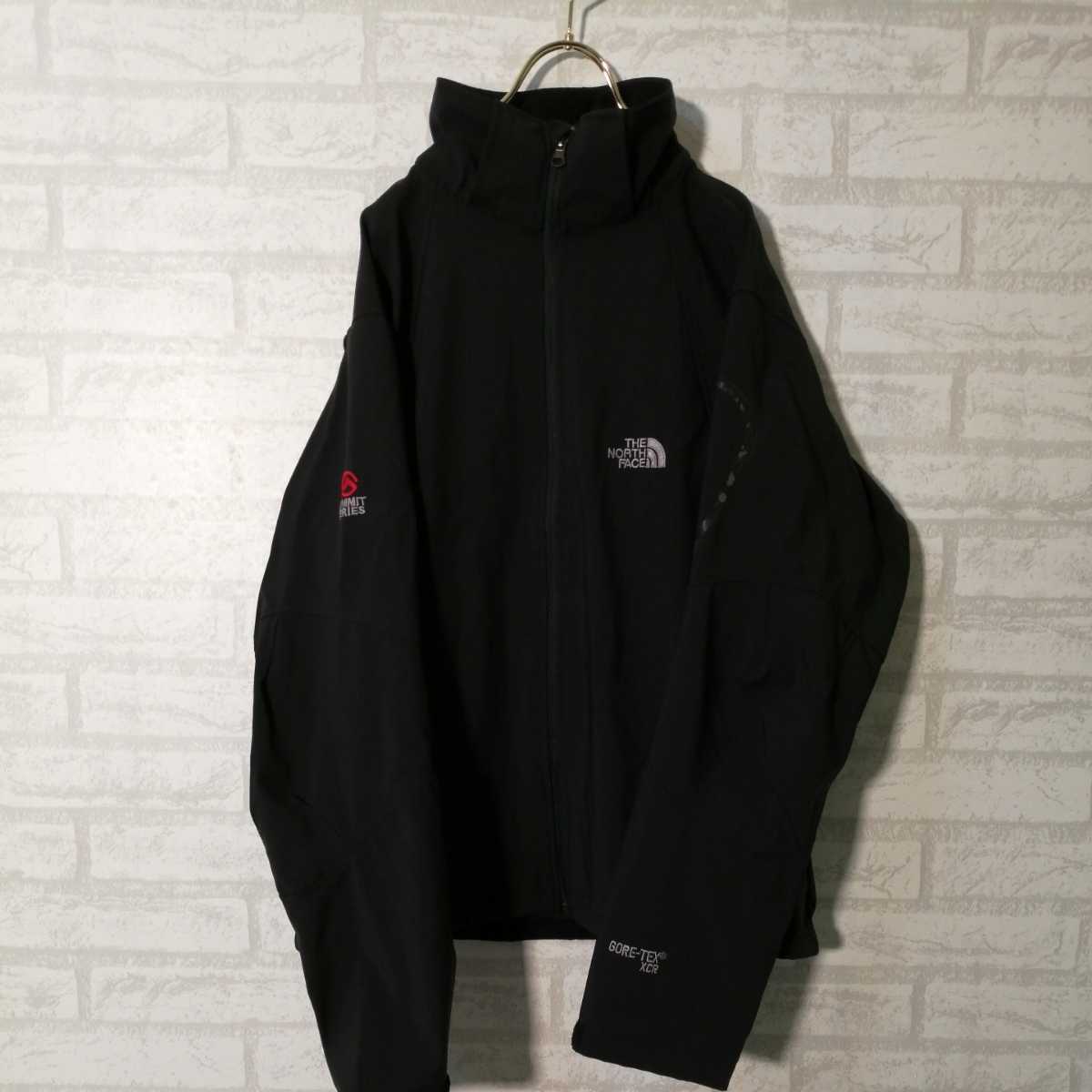 赤字超特価，セール 1円スタート THE NORTH FACE ザノースフェイス サミットシリーズ GORE-TEX ゴアテックス ソフトシェル ジャケット ブラック n75(Mサイズ)｜売買されたオークション情報、yahooの商品情報をアーカイブ 男性用