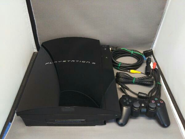 1円スタート PS3 20GB 本体 CECHB00 初期化済み、動作確認済み コントローラー、各ケーブルあり PlayStation3