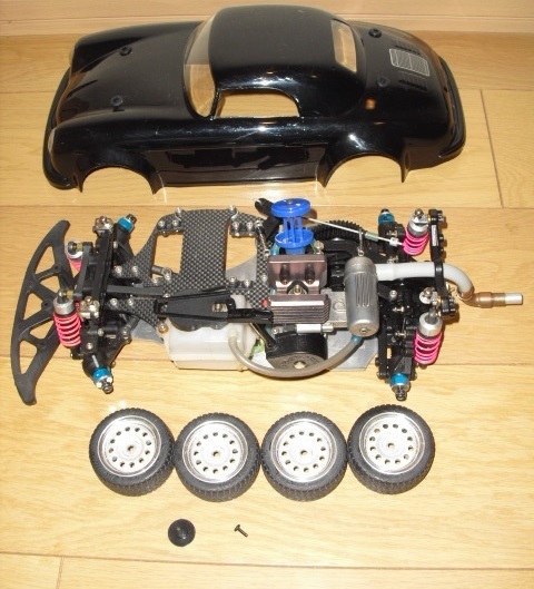 送料込】希少 Mシャーシ エンジンカー HPI NITRO RS4 MINI メーカー