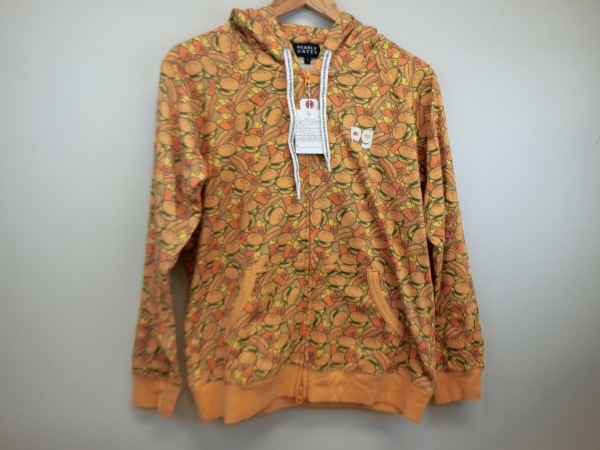 【定番人気，大得価】 品 PEARLY GATES パーリーゲイツ パーカー オレンジハンバーガー柄 レディース 1 ゴルフウェア 1909-0427(ジャンパー、ジャケット)｜売買されたオークション情報、yahooの商品情報をアーカイブ公開 ジャンパー、ジャケット