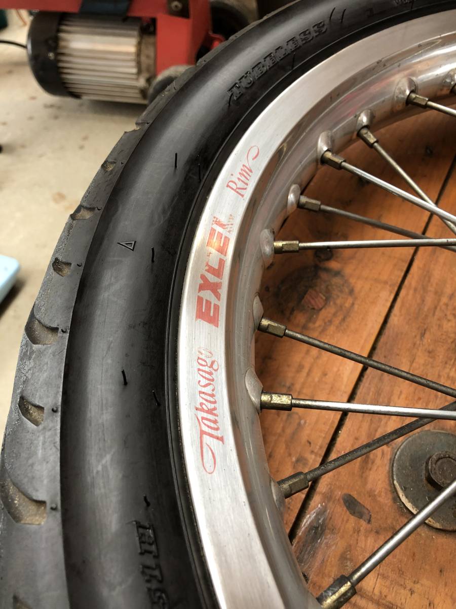 SR400/SR500 フロントホイール 18×1.85 エキセルリム 旧ディスクハブ