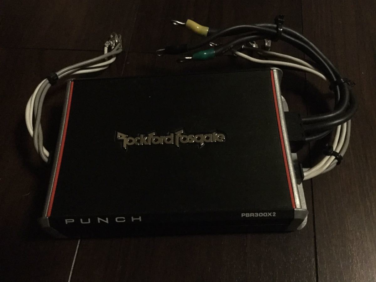 Rockford Punch 0 PBR300X2 Watt P400X4 Fosgate Amplifier 2-Channel 