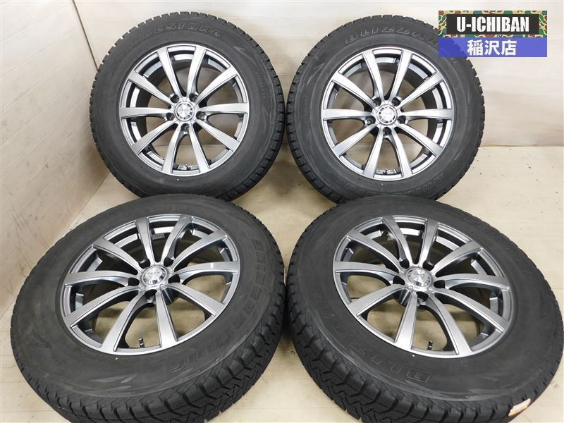 001○スタッドレスセット！ 225/65R17 BS ブリザックDM-V1☆ ZACK JP