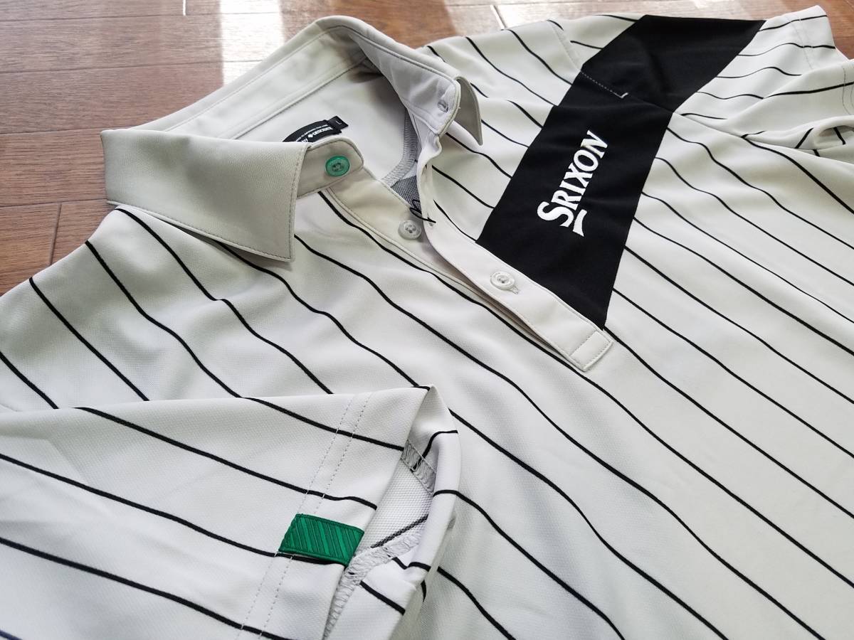 正規品，2026 〓デサント〓スリクソン SRIXON マスターズモデル ストライプ ポロシャツ L〓 〓(スリクソン)｜売買されたオークション情報、yahooの商品情報をアーカイブ公開 - オークファン シャツ