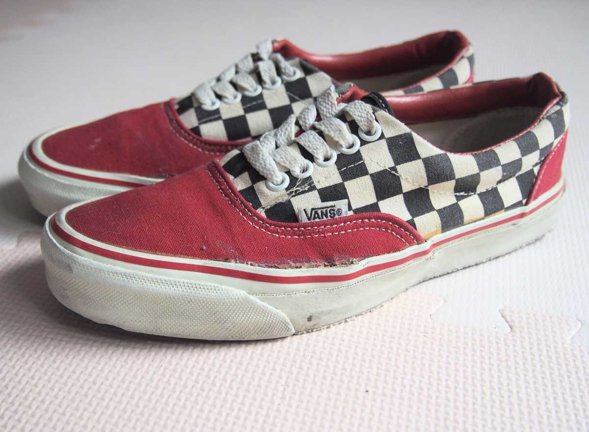  90s USA製 VANS ERA 2トーン チェッカー us8 バンズ エラ ビンテージ 2トン tm powell santacruz zorlac dogtown buttstain thrasher 80(26.0cm)｜売買されたオークション情報、yahooの商品情報をアーカイブ公開 - オー 26.0cm