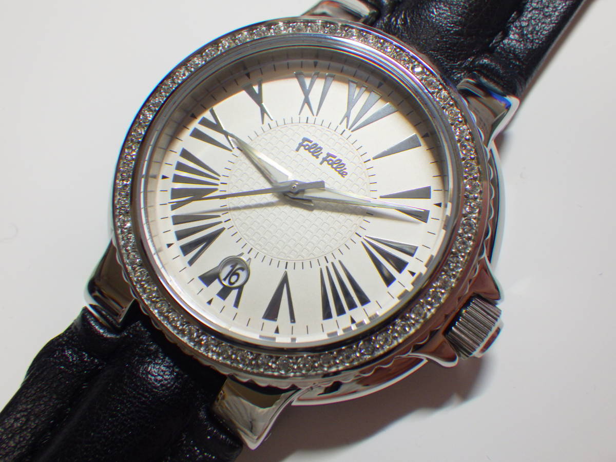 Folli Follieフォリフォリ クオーツメンズ腕時計 Wf6a003sdw Bk 7 3針 カレンダー 売買されたオークション情報 Yahooの商品情報をアーカイブ公開 オークファン Aucfan Com