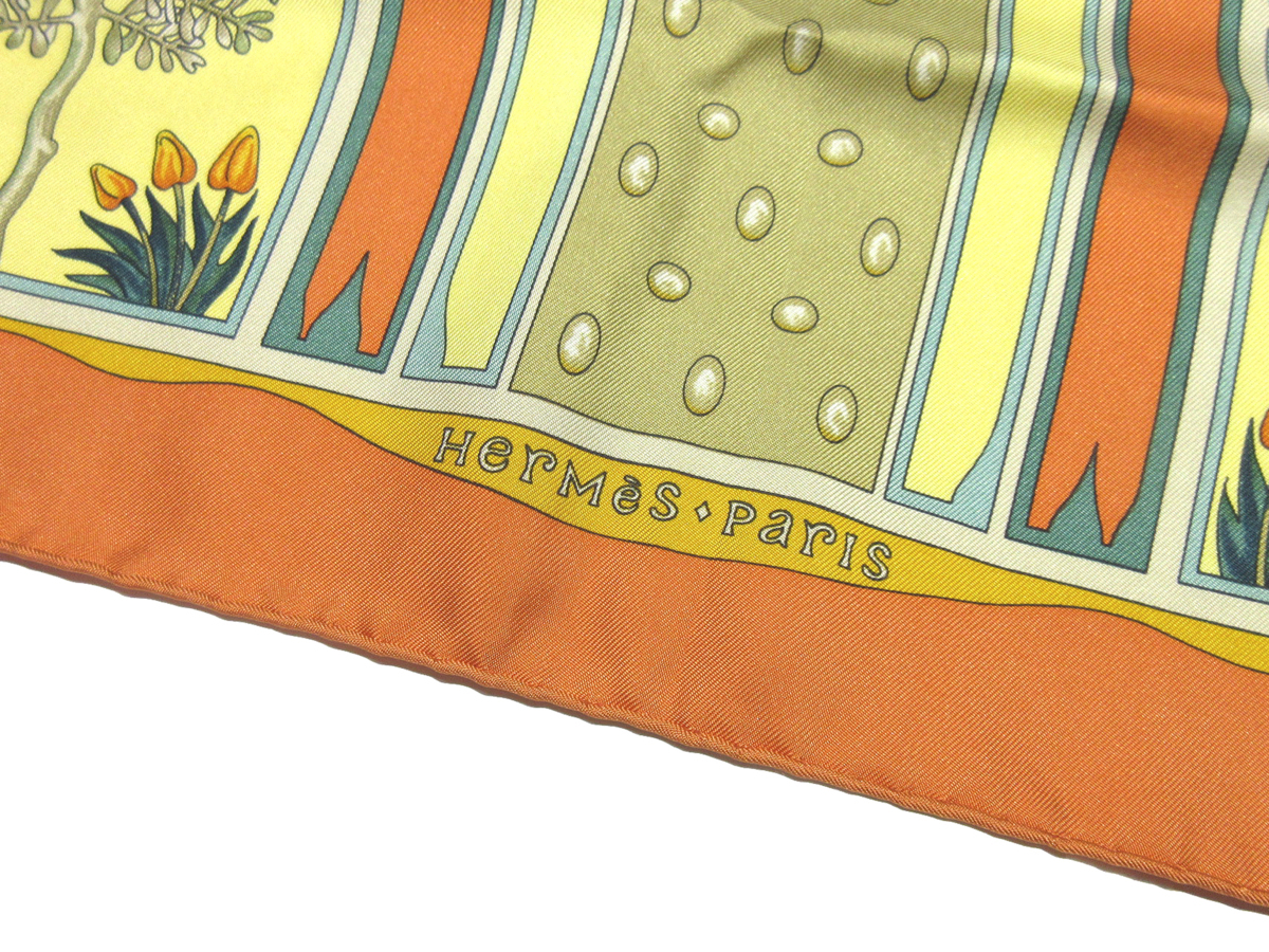 カレ90 0 エルメス シルク スカーフ HERMES パラダイス カレ PARIDAIZA