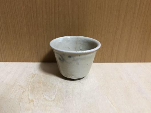 骨董数寄】瀬戸、御深井盃、江戸時代 (酒器ぐい呑猪口徳利民藝