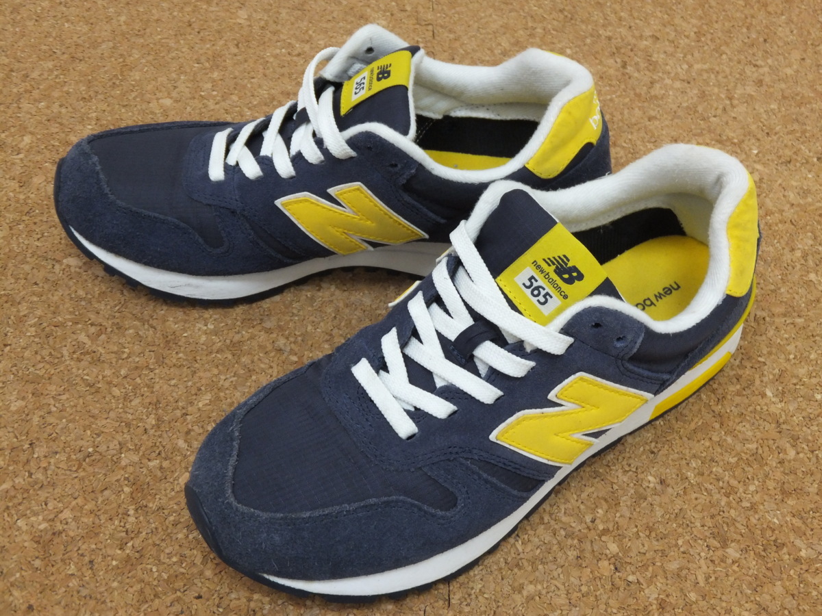 安い，お買い得 New Blance/ニューバランス メンズスニーカー ML565RB ネイビー&times;イエロー スエード 26.0㎝ 靴 シューズ ランニング メンズ 品(26.0cm)｜売買されたオークション情報、yahooの商品情報をアーカイブ 26.0cm