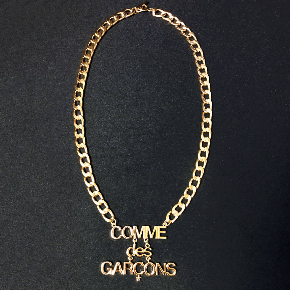ロゴネックレス COMME des GARCONS チェーン ブリングネックレス