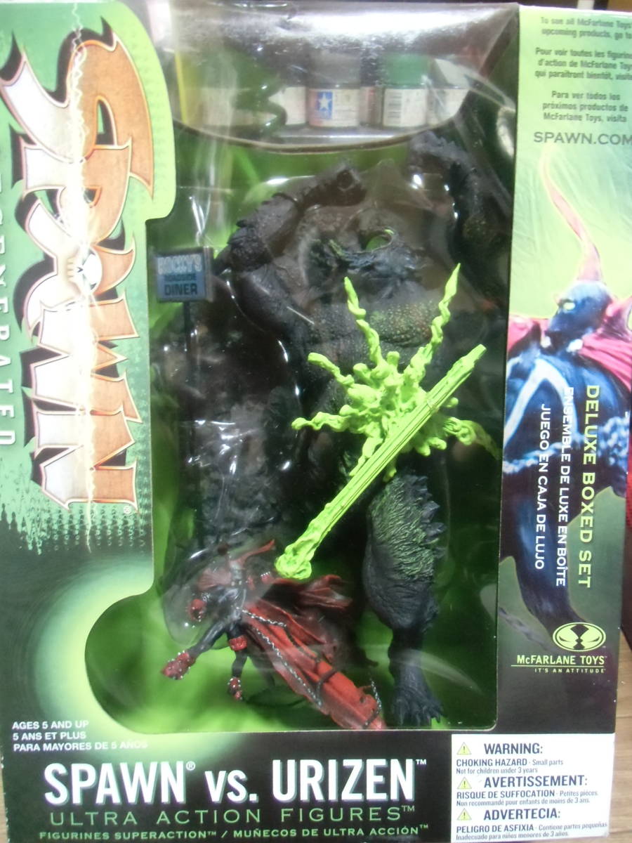 限定値下げ！！マクファーレン　SPAWN　REGENERATED　スポーン　SPAWN vs. URIZEN　ウルトラアクションフィギュア　開封品_1