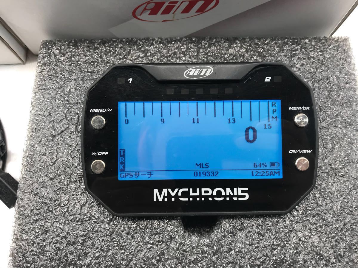 AIM Aim GPSラップタイマー Logger マイクロン5S - Dash 0 ⁄ データ