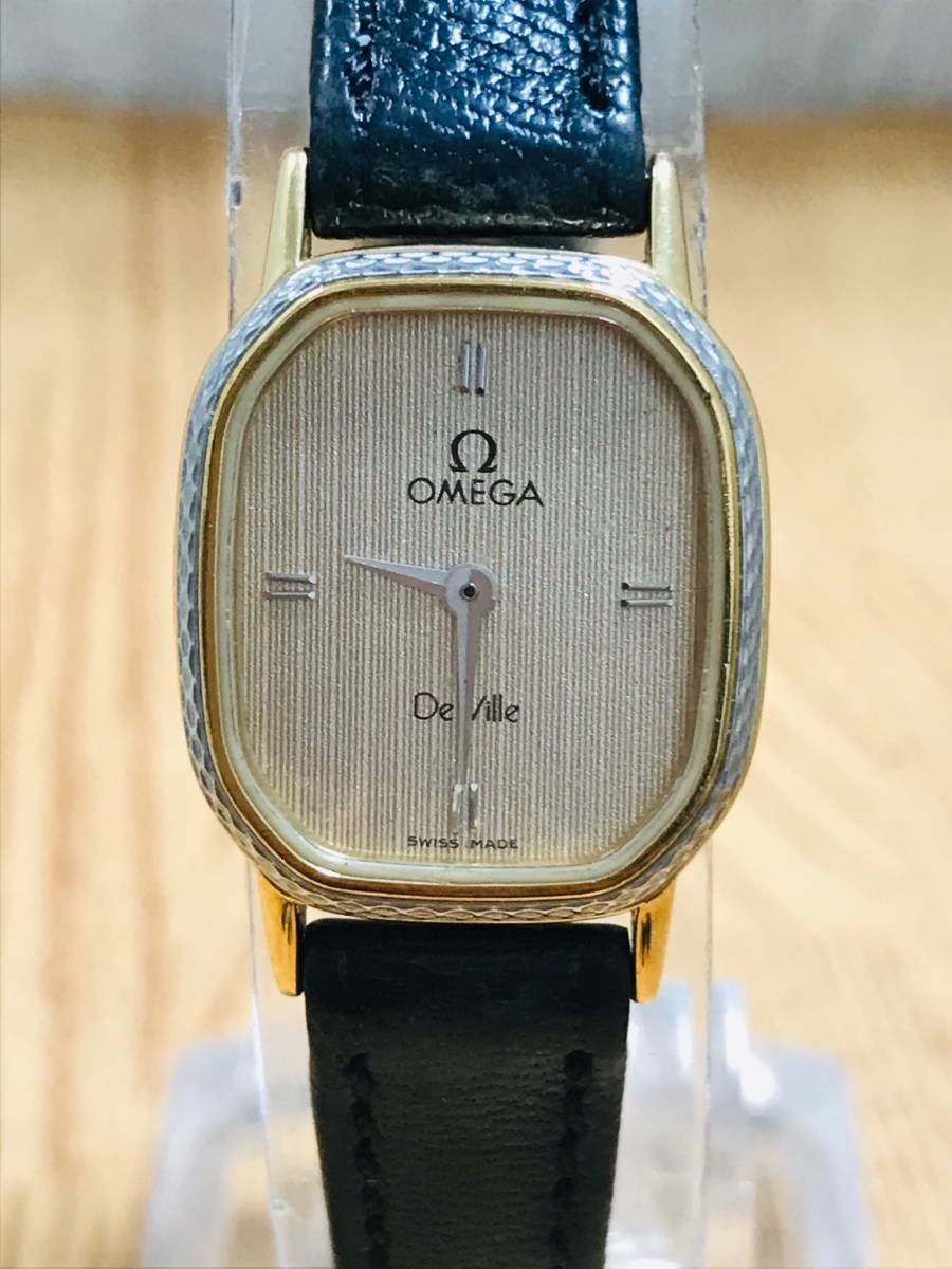人気SALE，正規品 オメガ/OMEGA DeVille QZ レディース 最落無し(デビル)｜売買されたオークション情報、yahooの商品情報をアーカイブ公開 - オークファン デビル