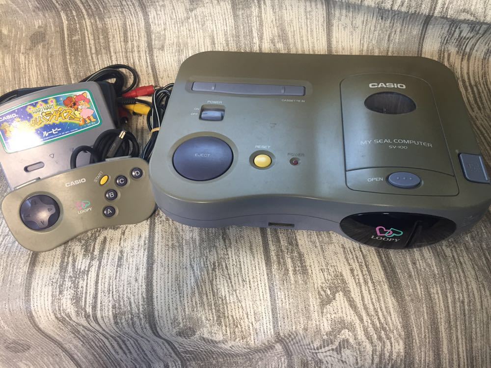 中古】CASIO MY SEAL COMPUTER SV-100 LOOPY シールパラダイス