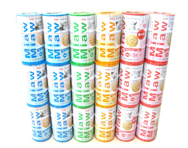 【人気セール，低価】 アイシア MiawMiaw3Pミャウミャウ しらす まぐろが多めバラエティ160g&times;3缶&times;18本セット(レトルト、缶詰)｜売買されたオークション情報、yahooの商品情報をアーカイブ公開 - オークファン レトルト、缶詰