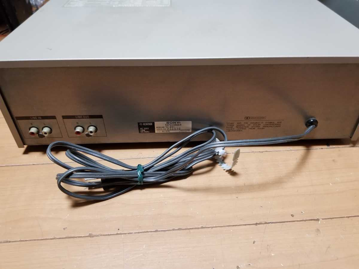 SONY ソニーカセットデッキ TC-K61 ジャンク ソニー TC-K61 SONY 修理