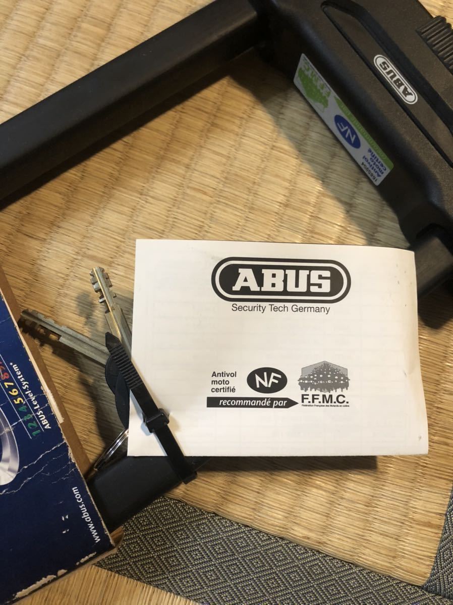 ABUS アブス バイク用U字ロック グラニット エクストリーム59 新品未