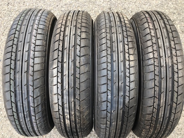 新車外し 145/80R13 YOKOHAMA BLU EARTH A34JZヨコハマブルーアース 4