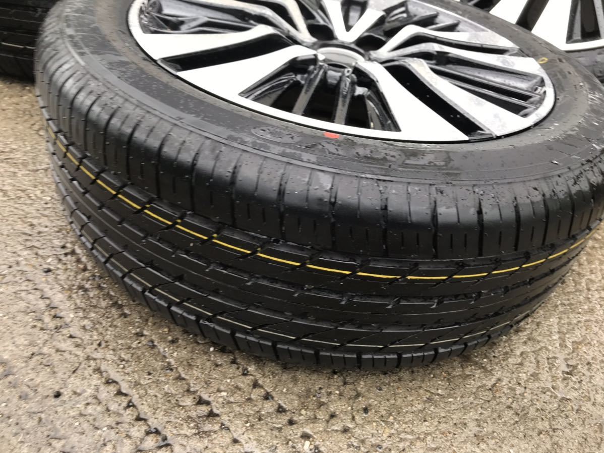 ★新車外し★トヨタ30新型アルファードヴェルファイア後期純正ホイール18インチ7.5J+45PCD114.3★切削光輝ブラック★新品タイヤ★_3