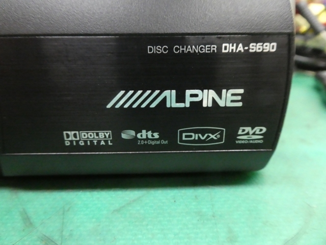 DHA-S690 アルパイン 6連奏 DVD DVDチェンジャー ALPINE -dha-s690の