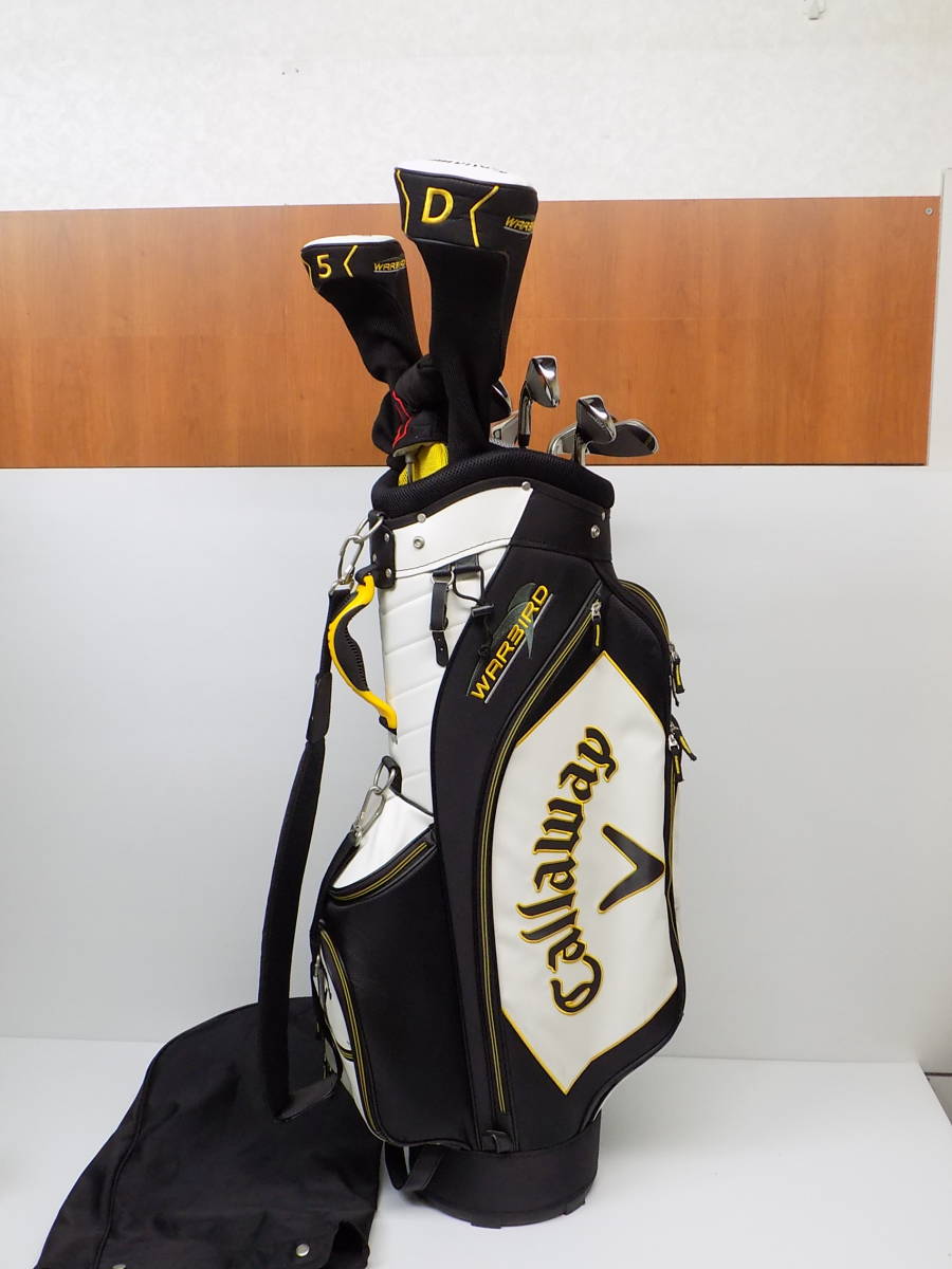 本物保証，人気SALE F2J送 Callaway キャロウェイ WARBIRD 9本 ＋ ODYSSEYパター ＋ キャロウェイキャディバッグ セット(セット)｜売買されたオークション情報、yahooの商品情報をアーカイブ公開 - オークファン 男性右きき用