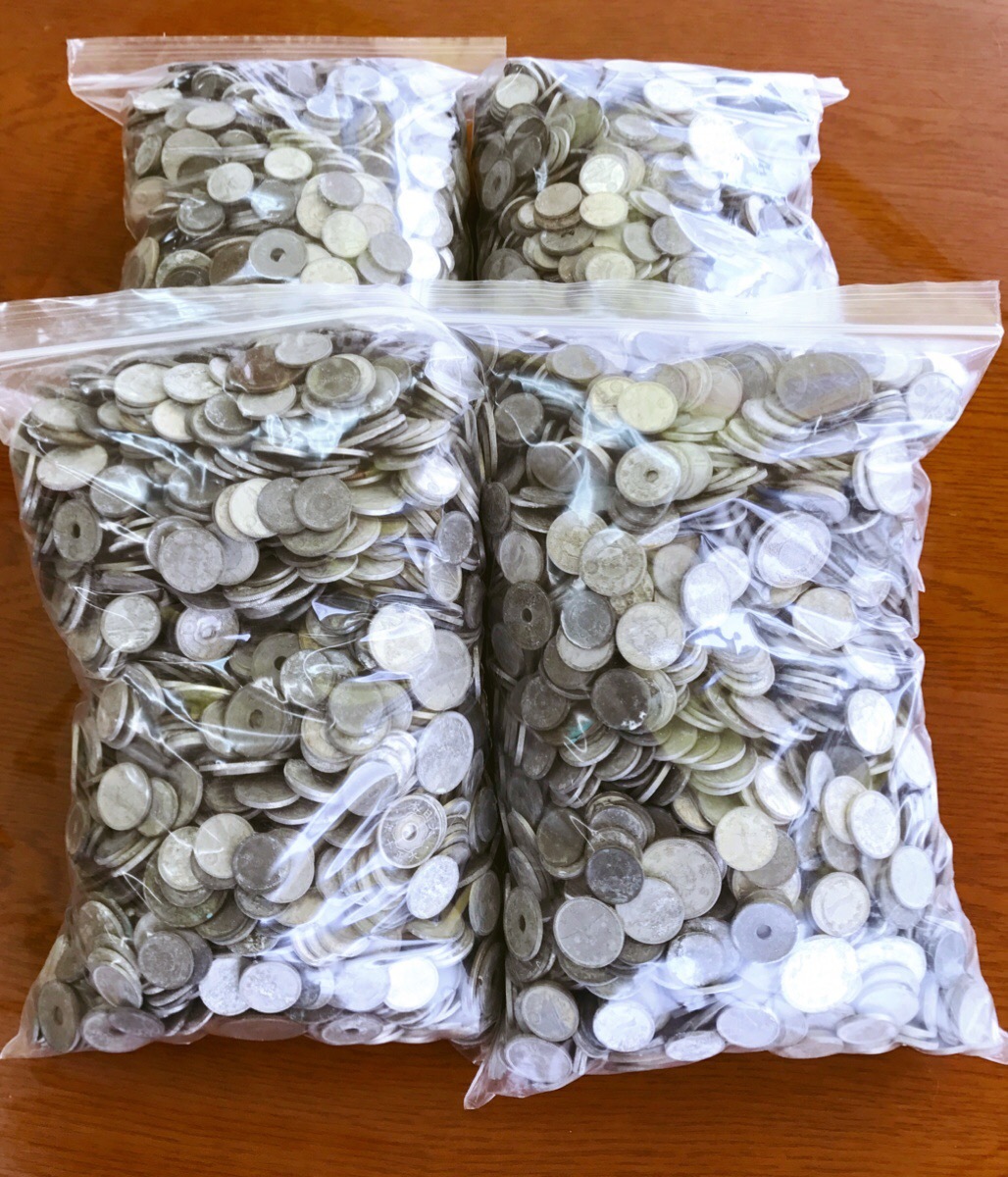 古銭 おまとめ ◇ 大量 ◇主に 近代銭 / アルミ貨 / 銅貨 等/約11.5kg