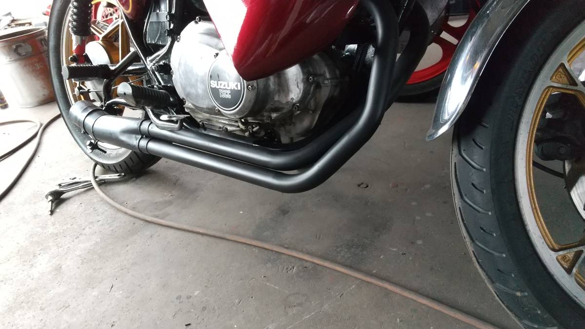 GSX250L ゼットファーザー ショート管 gsx250eザリ、ゴキTLスーパー