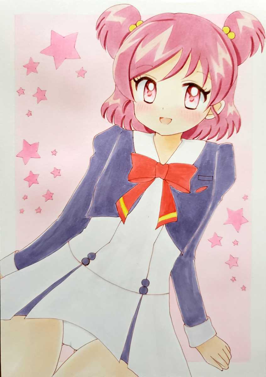 手描きイラスト 夢原のぞみ Yes プリキュア5 キュアドリーム 手描きイラスト 売買されたオークション情報 Yahooの商品情報をアーカイブ公開 オークファン Aucfan Com