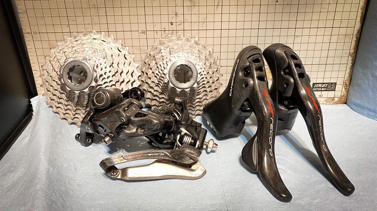 お買い得，新品 Campagnolo Super Record 12s セット(パーツセット)｜売買されたオークション情報、yahooの商品情報をアーカイブ公開 - オークファン パーツセット