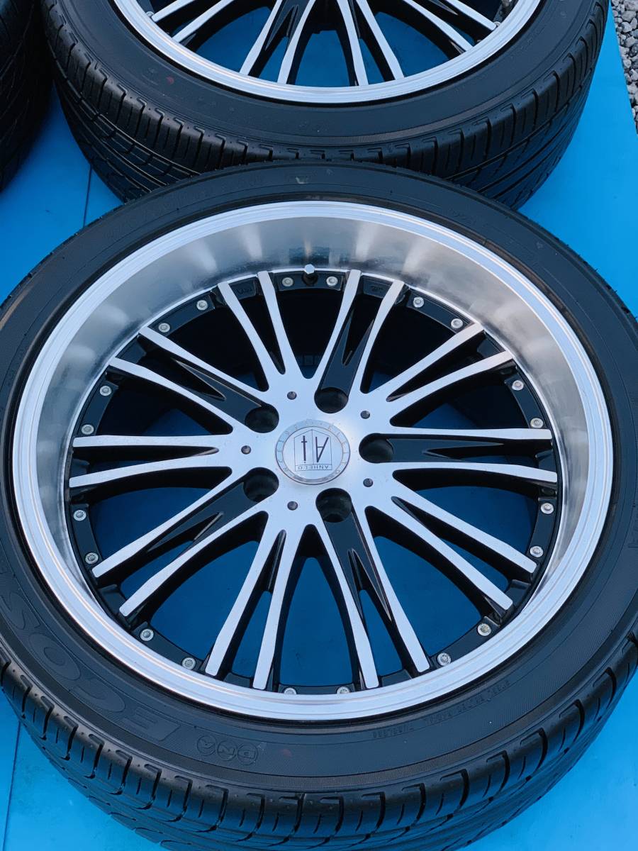 4本セット 中古 ホイール ANHELO 18-294 15インチ アネーロコラソン 