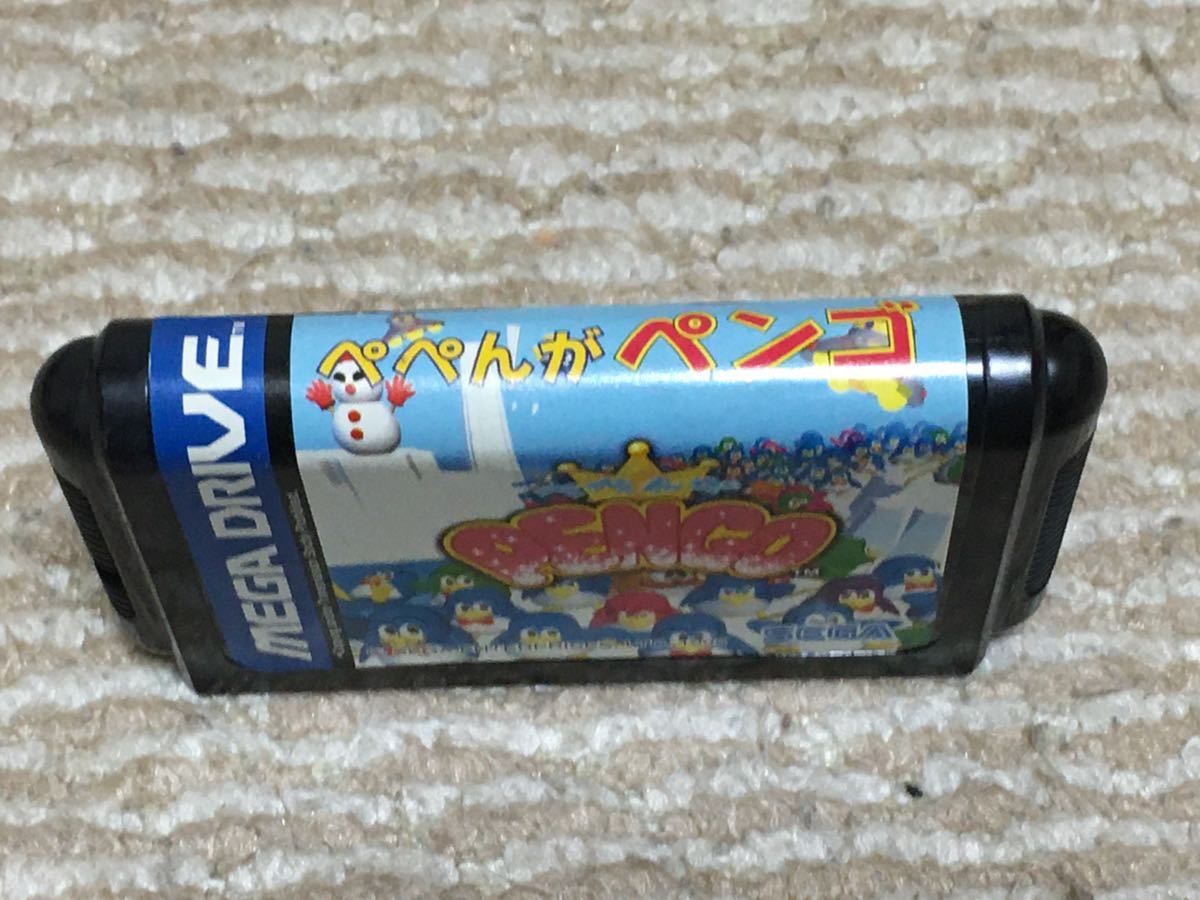 M-13☆メガドライブ ソフト『ぺぺんがペンゴ PENGO』SEGA セガ