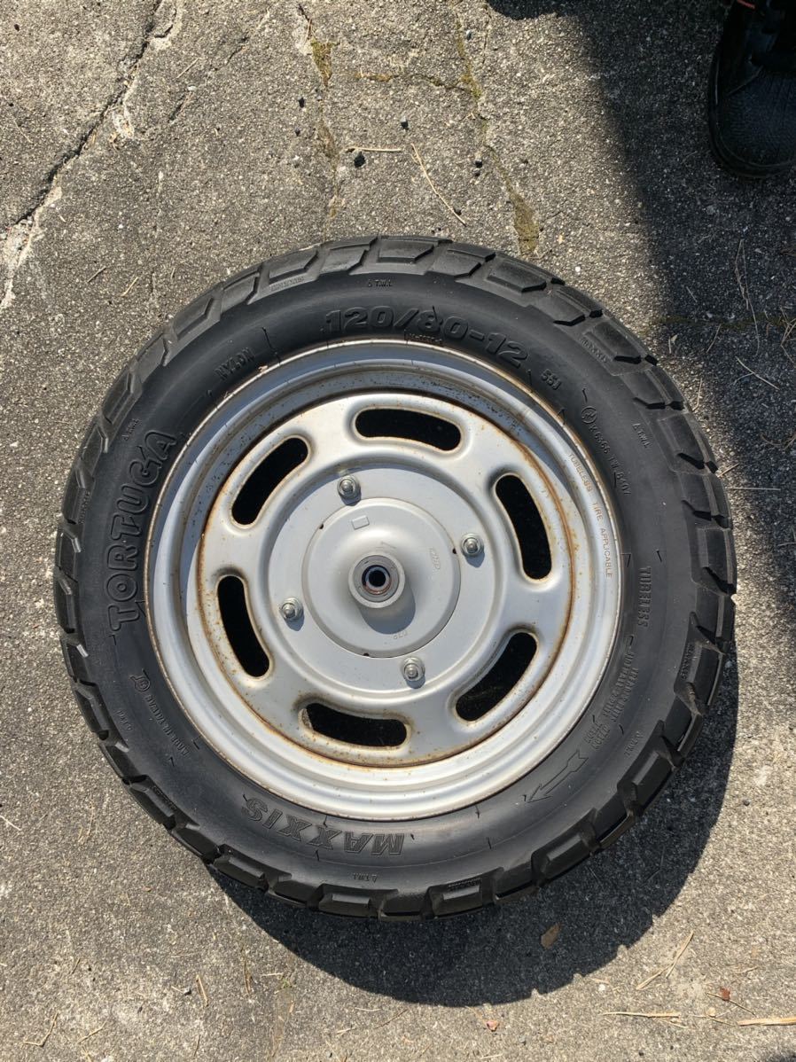 バイク NSR50 前期 純正 ホイール 前後セット NSF100 エイプ XR