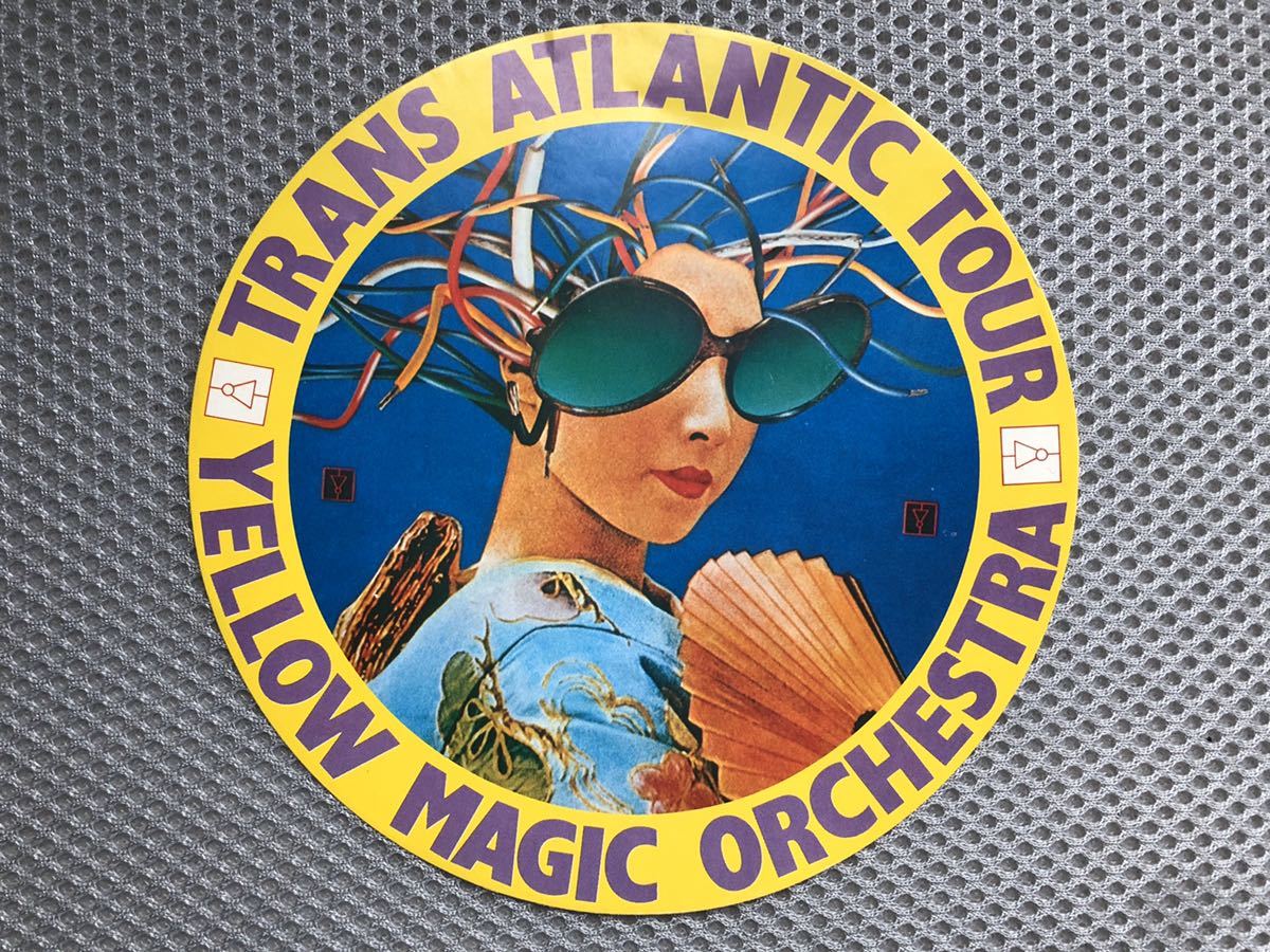 YMO TRANS ATLANTIC TOUR ステッカー YMO TRANS ATLANTIC TOUR ステッカー yellow magic orchestra 坂本龍一
