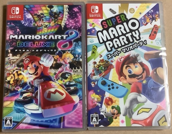  マリオカート8 デラックス スーパーマリオパーティ 2本セット Nintendo Switch ニンテンドースイッチ(ニンテンドースイッチソフト)｜売買されたオークション情報、yahooの商品情報をアーカイブ ニンテンドースイッチソフト