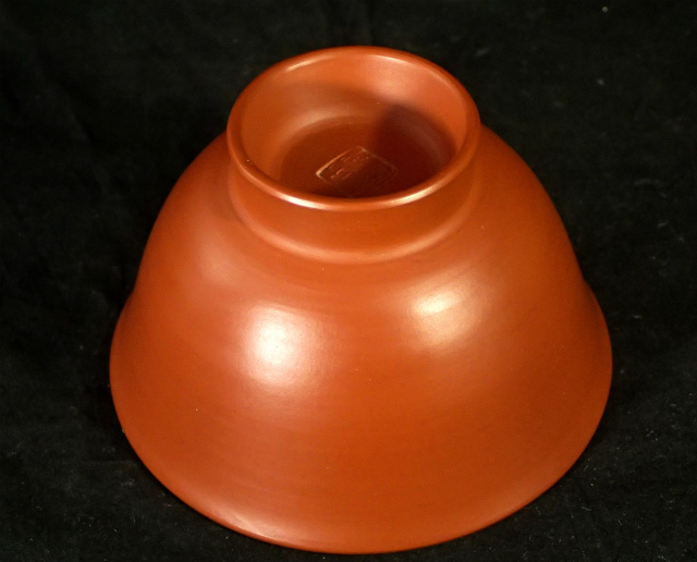 人間国宝 三代 山田常山 常滑焼 朱泥ぐいのみ 盃_5