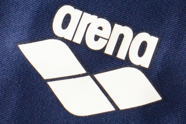 激安大特価，新作 №2378*_送料無料!《競泳水着》*アリーナ（arena）*フリーバック2*ARN-75W*XOサイズ*紺×紺パイピング*ネーム入*大きいサイズ*《USED》♪