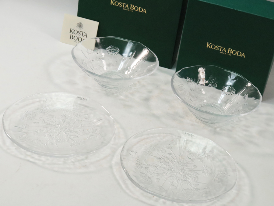 KOSTA BODA ULLAコスタボダ ウラ デザート椀2個 ボウル B-5616未