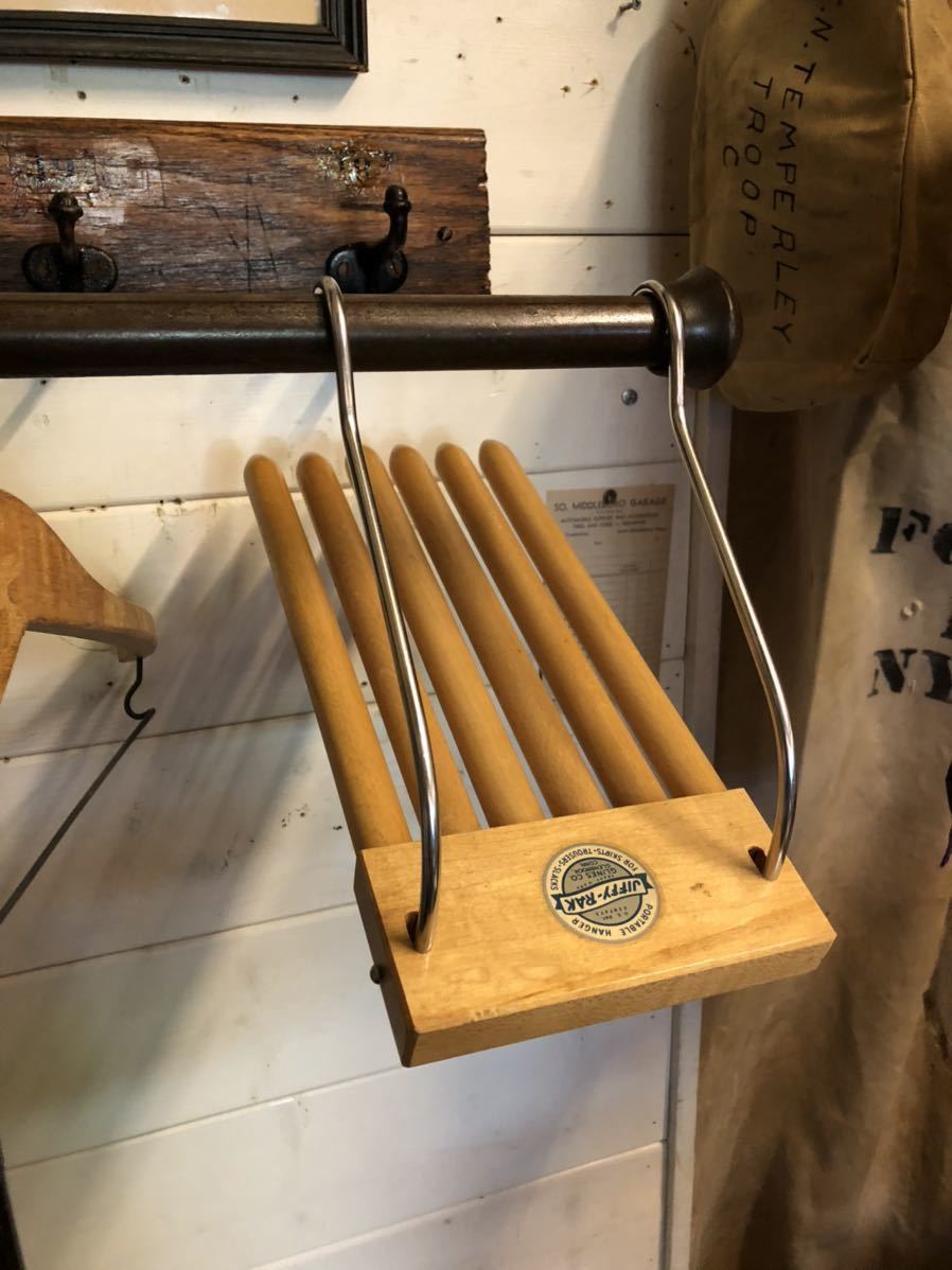 店舗什器 ヴィンテージ トラウザーハンガー ハンガーラック
