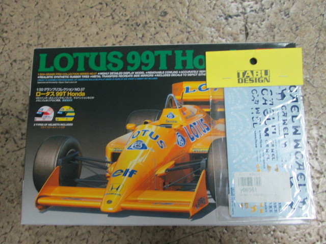 タミヤ1/20 ロータス99Tホンダ＋キャメルデカール タミヤ 1⁄20