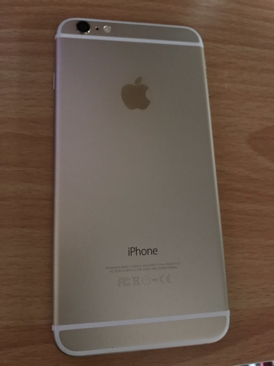 ジャンク SoftBank/アップル apple 携帯 iPhone6 plus (ゴールド) 水没