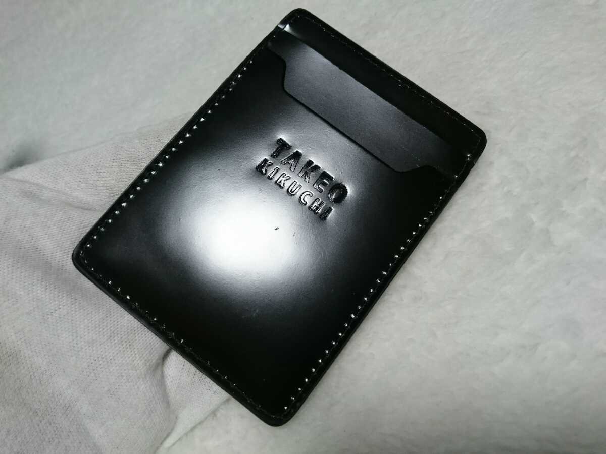 1円 品 コードバン 定期入れ タケオキクチ 日本製 馬革 ブラック 黒色 Takeo Kikuchi 定期入れ 売買されたオークション情報 Yahooの商品情報をアーカイブ公開 オークファン Aucfan Com