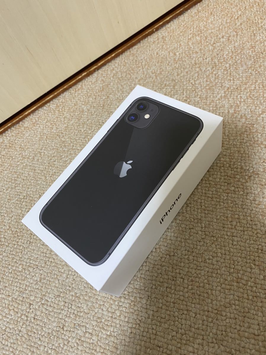 iPhone11 128GB ブラック箱　ステッカー　SIMピン　USBケーブル　USB電源 本体なし　写真のものがすべてです　SIMフリー Apple _1