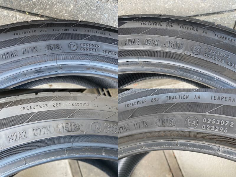 バリ山】2018年製造 Continental contisportContact5 245/45R19 102Y 4