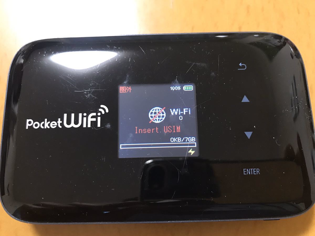 SIMフリー ポケットWi-Fi ソフトバンク ドコモ 格安SIM Z203 ZTE 中古品 送料込み_3