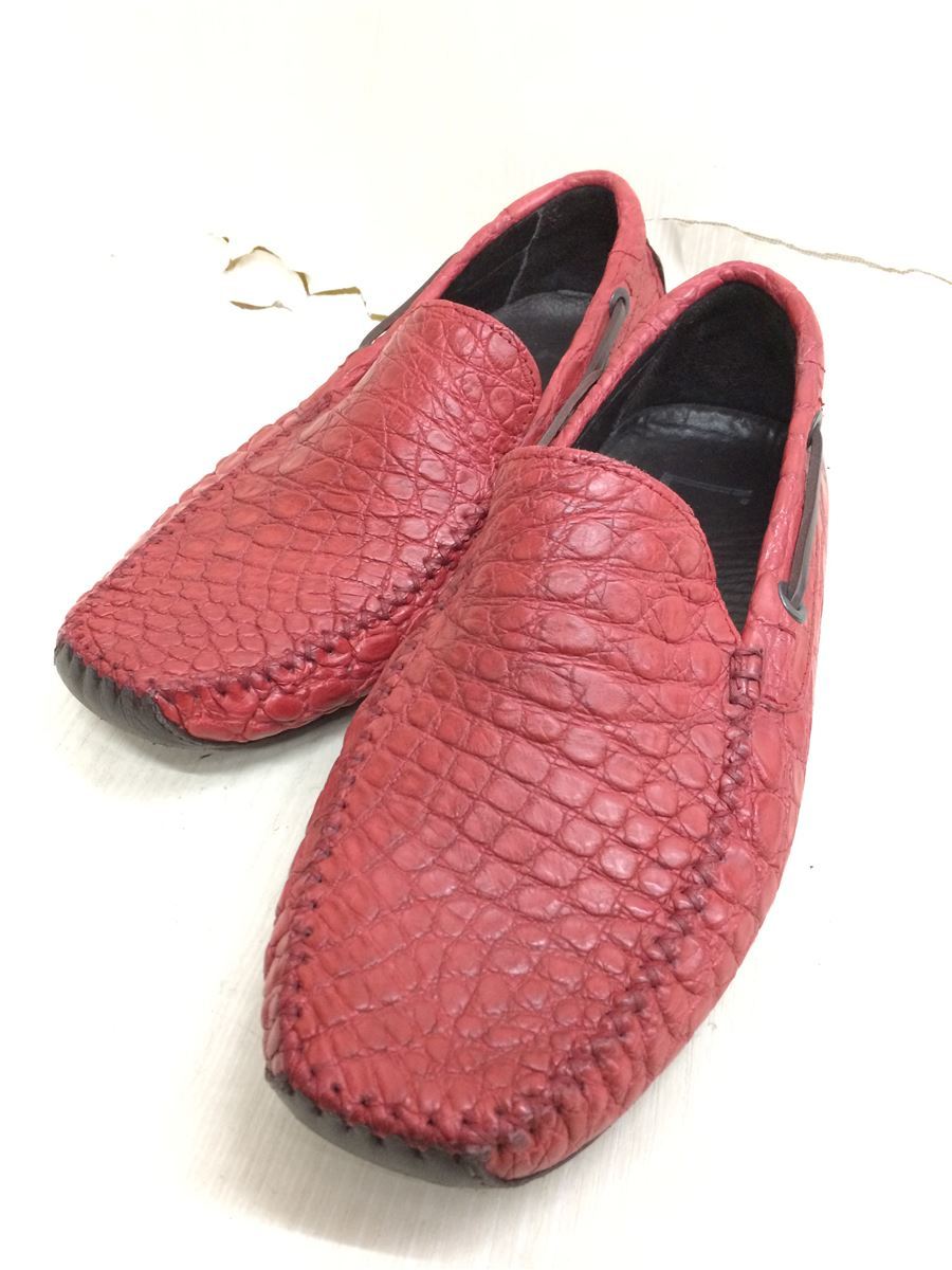  PIRELLI クロコ/ドライビングシューズ/イタリア製/デッキシューズ/US7/レッド/レザー/ /(25.0cm)｜売買されたオークション情報、yahooの商品情報をアーカイブ公開 - オークファン 25.0cm